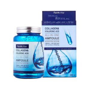 FarmStay Collagen Hyaluronic Acid All-in-One Ampoule 250ml. - Αμπούλα αντιγήρανσης και ενυδάτωσης