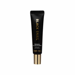 FarmStay Black Snail Premium Rolling Eye Serum 25ml - Αντιγηραντικός ορός ματιών με βλέννα μαύρου σαλιγκαριού